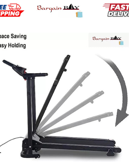 Electric Treadmill Running 9% Gym Folding Incline Home Machine Motorized Fitness