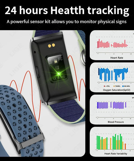 127-Mode Sport Fitness Tracker Smart Bracelet – Heart Rate, Activity & Sleep Monitor