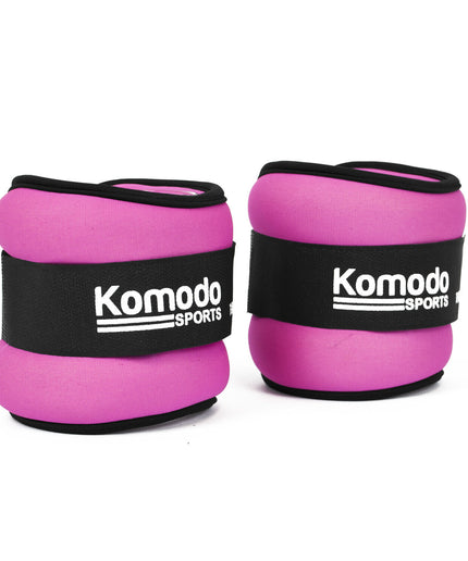 Pink Neoprene Ankle Wrist Weights Running Training Exercise Fitness Heavy Bands
