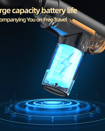Portable Mini Muscle Massage Gun Vibration Massage Gun Body Neck Back Pain Gout Relief Deep Muscle Relaxation Massager Tools