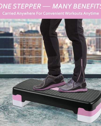 Aerobic Exercise Stepper Durable Non-Slip Mat Adjustable Fitness Yoga Equipment