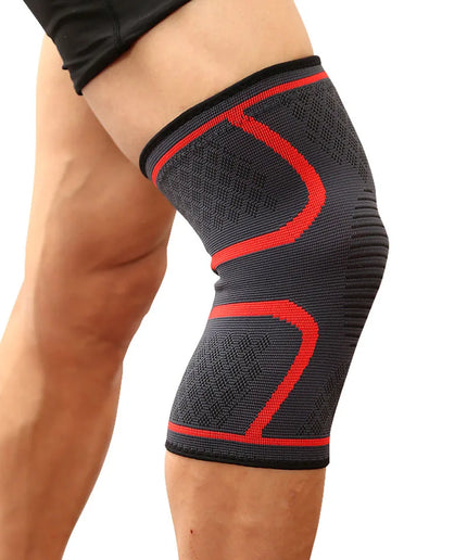 Compression Knee Support Sleeve – Elastic Sports Brace for Running & Cycling