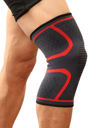 Compression Knee Support Sleeve – Elastic Sports Brace for Running & Cycling