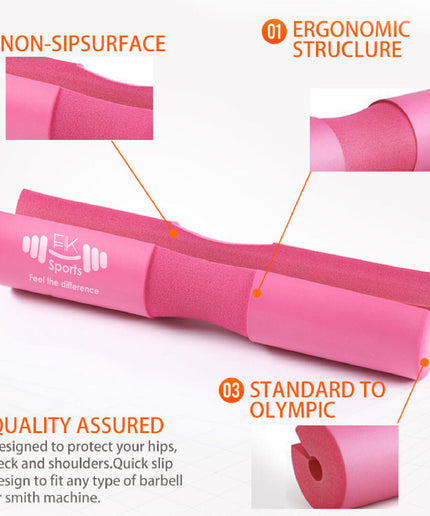 Barbell Pad Weight Lifting Squat Bar Padding Foam Gym Neck Shoulder Protection