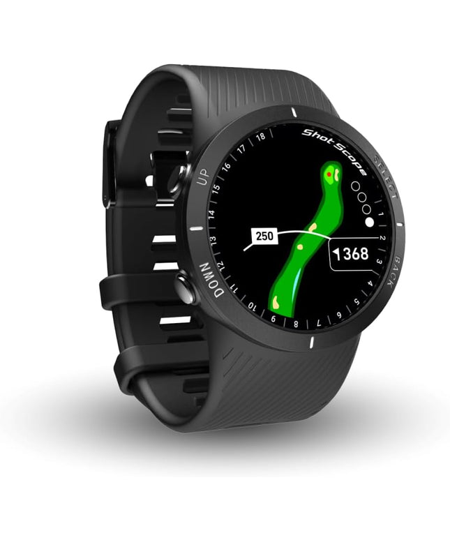 Shot Scope V5 GPS Golf Watch – Automatic Shot Tracking, Full Hole Maps, Strokes Gained Stats, No Subscription Fees