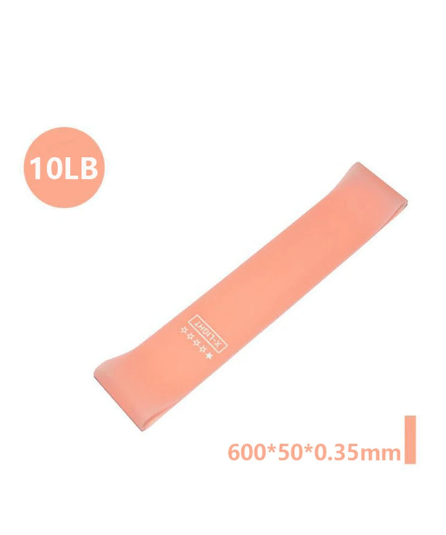 Portable Resistance Bands – Natural Latex Workout Bands for Yoga, Pilates & Strength Training