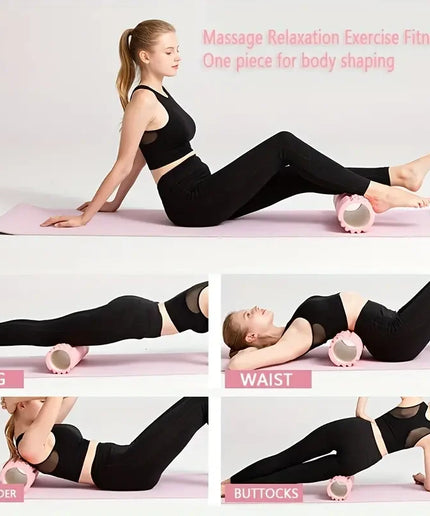 Foam Massage Roller – Hollow EVA Yoga Column for Muscle Relief & Recovery