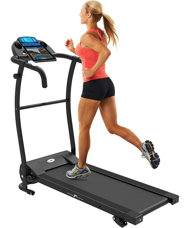 Adjustable Incline Bluetooth Folding Electric Treadmill – Nero Sport Home Running Machine