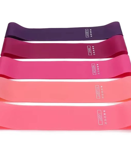 Portable Fitness Workout Equipment Rubber Resistance Bands Yoga Gym Elastic Gum Strength Pilates Crossfit Women Weight Sports