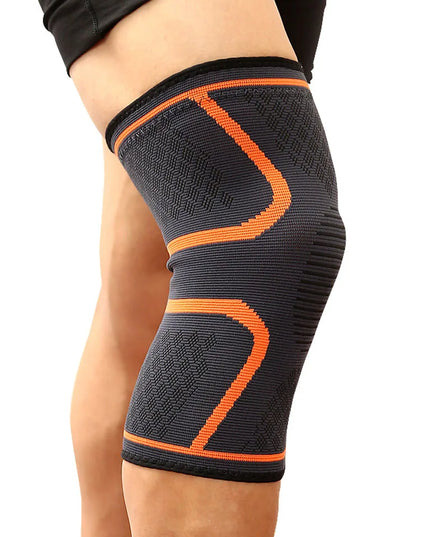 Compression Knee Support Sleeve – Elastic Sports Brace for Running & Cycling