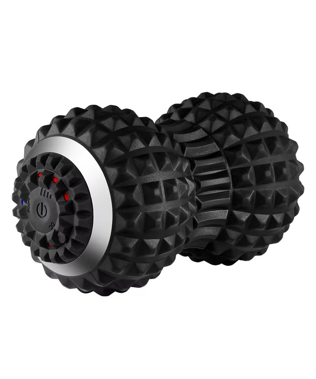 Electric Vibrating Peanut Massage Ball – 4-Speed Deep Tissue Muscle Relaxation Roller, USB Rechargeable Myofascial Trigger Point Massager