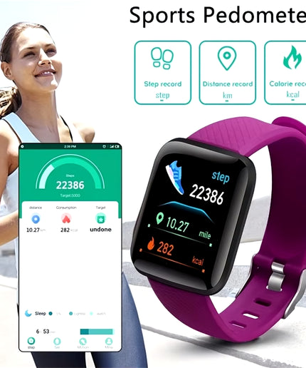 Smartwatch Men Women Wristwatches Smart Watch Message Fitness Monitor Bracelet Birthday Gift Electronic Clock for Android IOS