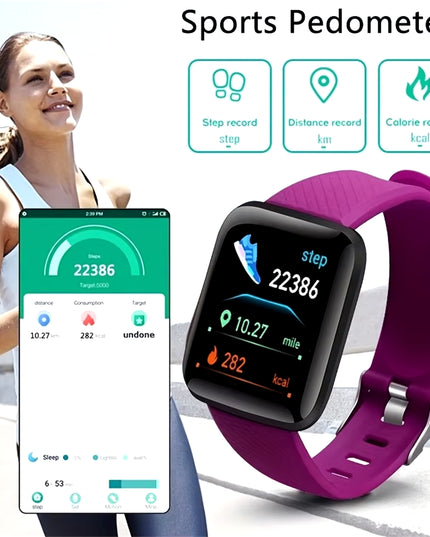 Smartwatch Men Women Wristwatches Smart Watch Message Fitness Monitor Bracelet Birthday Gift Electronic Clock for Android IOS