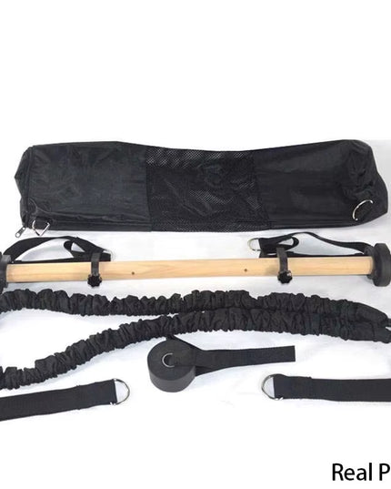 Pilates Resistance Training Kit – Portable Pilates Stick & Bands Set