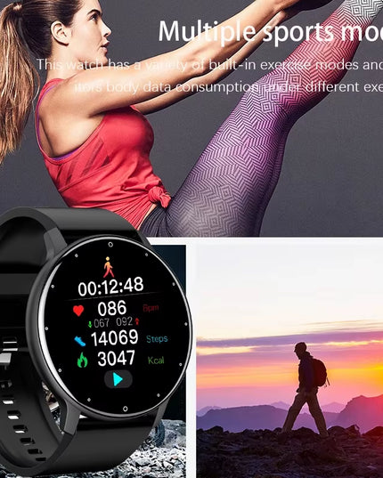 LIGE 2026 Smart Watch Women Men Ladies Gift Sport Fitness Men Watches Heart Rate Monitor Waterproof Smartwatch for Android IOS
