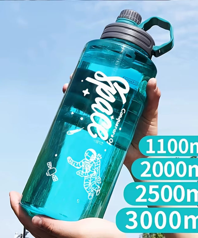 2L 3L Large Capacity Sport Water Bottle with Filter Eco-Friendly Plastic Water Cup Portable Fitness Drink Bottle Kettle BPA Free