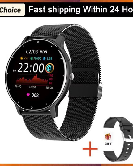 LIGE 2026 Smart Watch Women Men Ladies Gift Sport Fitness Men Watches Heart Rate Monitor Waterproof Smartwatch for Android IOS