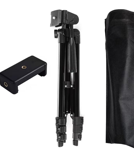Smartphone Tripod with Bluetooth Remote – Adjustable Aluminum Phone Tripod Stand for iPhone & Android, Portable Selfie & Video Tripod up to 100cm