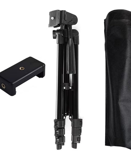 Smartphone Tripod with Bluetooth Remote – Adjustable Aluminum Phone Tripod Stand for iPhone & Android, Portable Selfie & Video Tripod up to 100cm