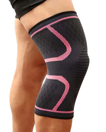 Compression Knee Support Sleeve – Elastic Sports Brace for Running & Cycling