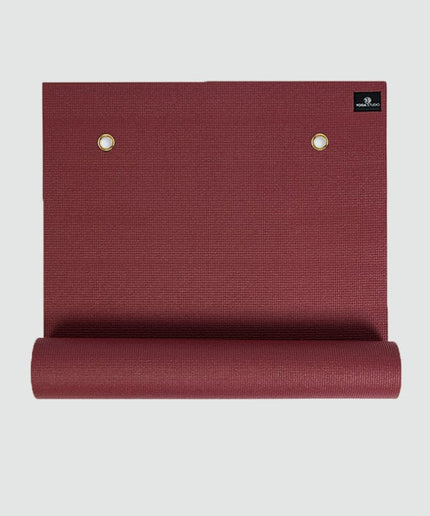 Yoga Studio 6mm Eyeletted Yoga Mat – Non-Slip PVC Sticky Mat for Schools, Classes & Studios (183×61 cm)