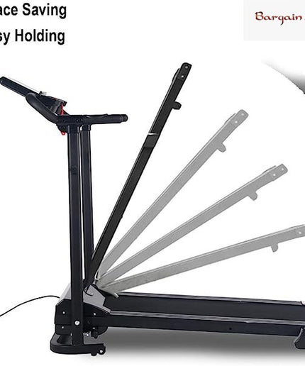 Running Treadmill Electric Folding Machine 9% Incline Machine Home Gym Walking