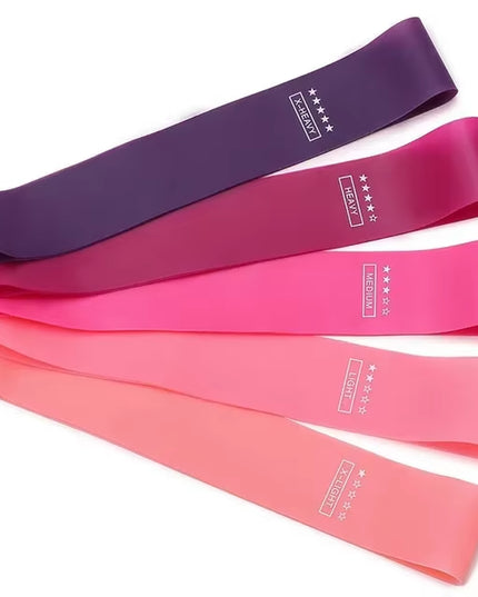 Portable Fitness Workout Equipment Rubber Resistance Bands Yoga Gym Elastic Gum Strength Pilates Crossfit Women Weight Sports