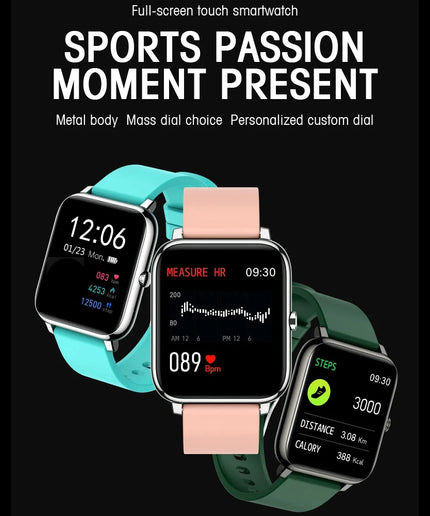 P22 Smart Watch – Fitness Tracker with Heart Rate, Sleep Monitor, Waterproof Sports Clock for Android & iOS