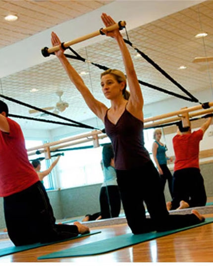 Pilates Resistance Training Kit – Portable Pilates Stick & Bands Set