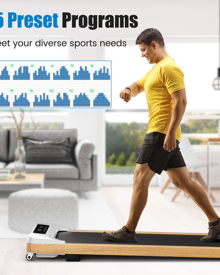Under Desk Treadmill Walking Pad with 7-Layer Running Belt