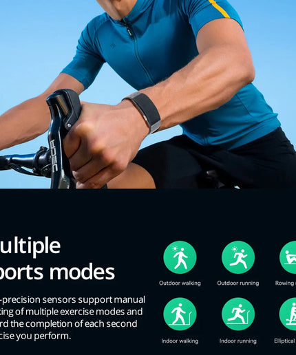 VALDUS VITRO Screen-Free Smart Fitness Bracelet – ECG, Wellness Tracking & SOS Alerts
