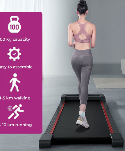 Neo Treadmill Walking Pad under Desk Portable Adjustable Speed Remote LED Screen