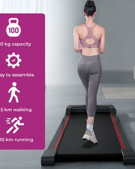 Neo Treadmill Walking Pad under Desk Portable Adjustable Speed Remote LED Screen