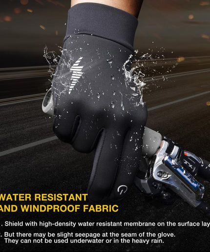 Winter Thermal Touch Screen Gloves for Women & Men – Warm Fleece Lined, Non-Slip Full Finger Gloves for Cycling, Running, Driving, Hiking & Daily Use (SRG102, USA Shipping Only)