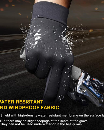 Winter Thermal Touch Screen Gloves for Women & Men – Warm Fleece Lined, Non-Slip Full Finger Gloves for Cycling, Running, Driving, Hiking & Daily Use (SRG102, USA Shipping Only)