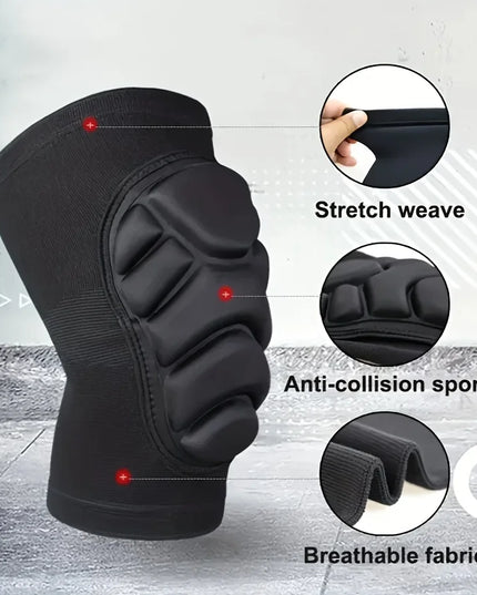 2Pc Professional Knee Elbow Pads for Men&Women,Knee Elbow Brace with Thick Shock-Absorbing Sponge,Knee Support & Elbow Support