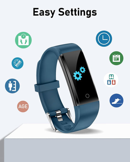 GRV Pedometer Watch Fitness Watch No Bluetooth/App/Phone Required,Fitness Tracker with Step Counter Calories Counter Sleep Monitor for Walking Running