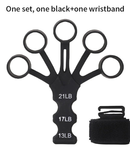 Silicone Finger Exerciser – Hand Grip Strengthener with 6 Resistance Levels