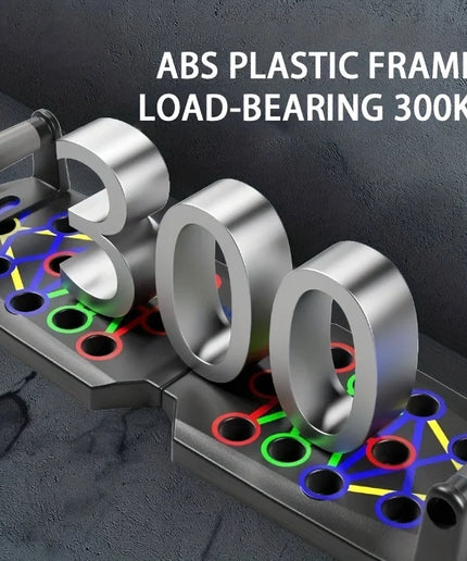 Push-Up Board Set Portable Multifunctional Push-Up Bar Foldable Fitness Equipment for Chest Abdomen Arms/Back Training