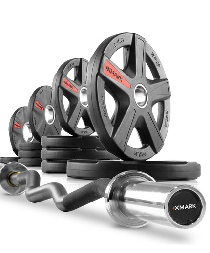 Texas Star Olympic Weight Plates & Curl Bar Sets