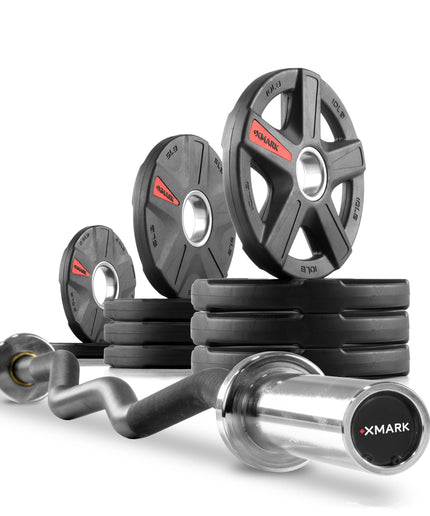 Texas Star Olympic Weight Plates & Curl Bar Sets