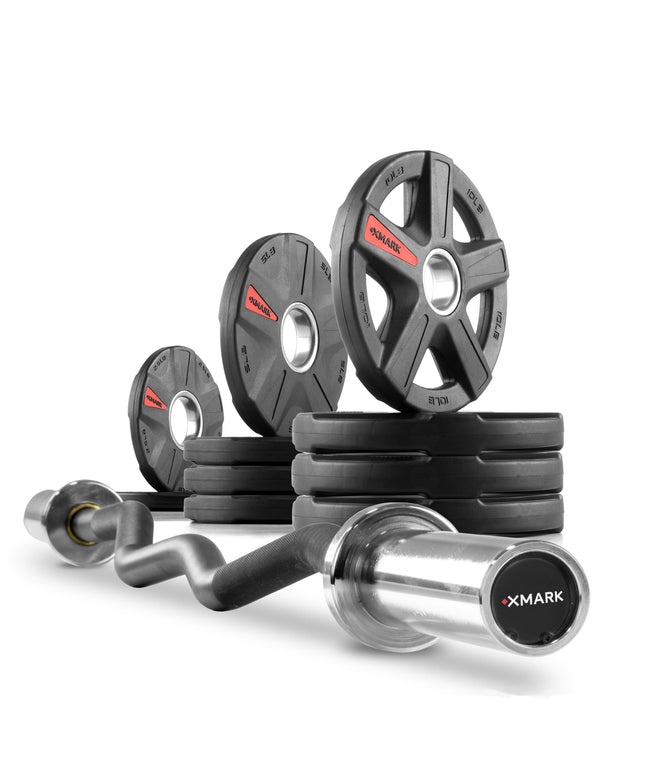 Texas Star Olympic Weight Plates & Curl Bar Sets