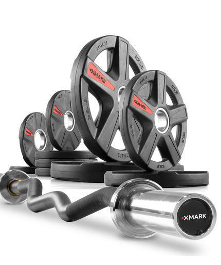 Texas Star Olympic Weight Plates & Curl Bar Sets