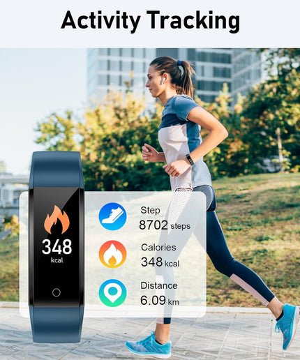 GRV Pedometer Watch Fitness Watch No Bluetooth/App/Phone Required,Fitness Tracker with Step Counter Calories Counter Sleep Monitor for Walking Running