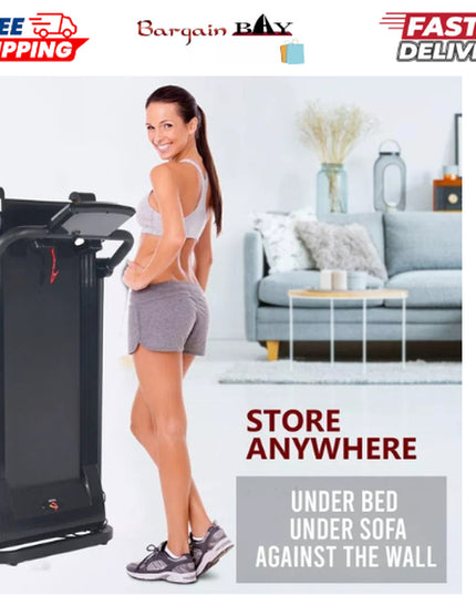 Electric Treadmill Running 9% Gym Folding Incline Home Machine Motorized Fitness