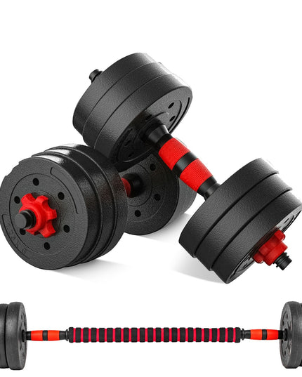 15/20/30/40 Kg Dumbbell Barbell Weight Set Pair Hand Weights Gym Fitness Workout