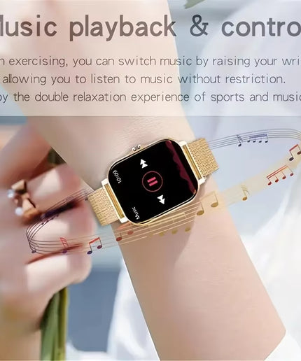 KESHUYOU 1.83-Inch Smartwatch – Bluetooth Calls, Notifications, Sleep & Activity Tracking, Compatible with Android & iOS