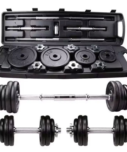 10Kg 15Kg 20Kg 30Kg Gym Home Weightlifting Dumbbells with Box Painted Black Painted Cast Iron Dumbbells Barbell Set.