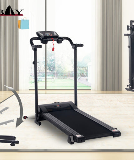 Running Treadmill Electric Folding Machine 9% Incline Machine Home Gym Walking