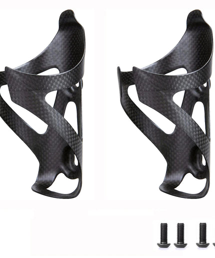 Full Carbon Fiber Bicycle Ultralight Water Bottle Cage, Carbon Bottle Holder Anti-Slip for MTB Road Bike Cycle Equipment
